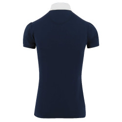 Wedstrijdpolo Pénélope Madrid met korte mouwen Marineblauw Wedstrijdpolo Pénélope Madrid met korte mouwen Marineblauw