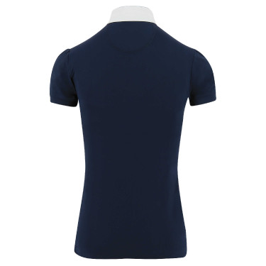 Wedstrijdpolo Pénélope Madrid met korte mouwen Marineblauw Wedstrijdpolo Pénélope Madrid met korte mouwen Marineblauw