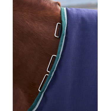 Couverture Weatherbeeta ComFiTec Plus Dynamic Turnout 220g Marine / vert forêt Bleu