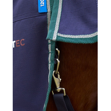 Deken Weatherbeeta ComFiTec Plus Dynamic Turnout 220 g Marine / bosgroen Blauw