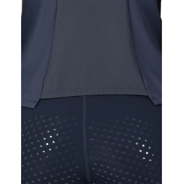 Polo d'équitation Dublin manches longues ajusté et brossé femme Marine Bleu marine Polo d'équitation Dublin manches longues ajusté et brossé femme Marine Bleu marine