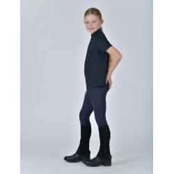 Polo Dublin 1/4 Zip korte mouwen kind Marine Marineblauw Polo Dublin 1/4 Zip korte mouwen kind Marine Marineblauw