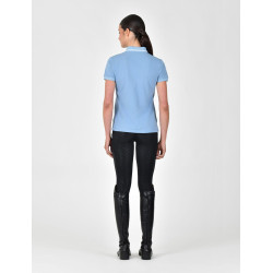 Polo manches courtes Dublin coton piqué femme Brouillard bleu Polo manches courtes Dublin coton piqué femme Brouillard bleu