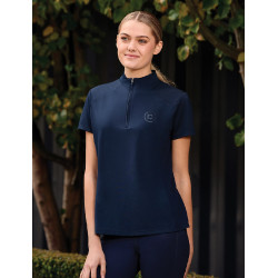 Dublin ademend damespoloshirt met korte mouwen en 1/4-ritssluiting Marine Marineblauw Dublin ademend damespoloshirt met korte mouwen en 1/4-ritssluiting Marine Marineblauw
