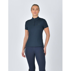 Dublin ademend damespoloshirt met korte mouwen en 1/4-ritssluiting Marine Marineblauw Dublin ademend damespoloshirt met korte mouwen en 1/4-ritssluiting Marine Marineblauw