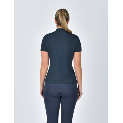Dublin ademend damespoloshirt met korte mouwen en 1/4-ritssluiting Marine Marineblauw Dublin ademend damespoloshirt met korte mouwen en 1/4-ritssluiting Marine Marineblauw
