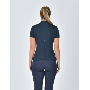 Dublin ademend damespoloshirt met korte mouwen en 1/4-ritssluiting Marine Marineblauw Dublin ademend damespoloshirt met korte mouwen en 1/4-ritssluiting Marine Marineblauw