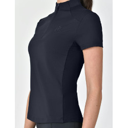 Dublin ademend damespoloshirt met korte mouwen en 1/4-ritssluiting Marine Marineblauw Dublin ademend damespoloshirt met korte mouwen en 1/4-ritssluiting Marine Marineblauw