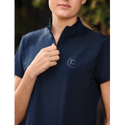 Dublin ademend damespoloshirt met korte mouwen en 1/4-ritssluiting Marine Marineblauw Dublin ademend damespoloshirt met korte mouwen en 1/4-ritssluiting Marine Marineblauw