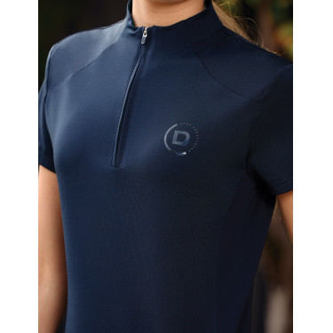 Dublin ademend damespoloshirt met korte mouwen en 1/4-ritssluiting Marine Marineblauw Dublin ademend damespoloshirt met korte mouwen en 1/4-ritssluiting Marine Marineblauw