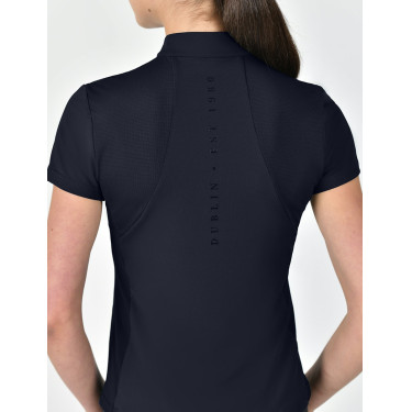Dublin ademend damespoloshirt met korte mouwen en 1/4-ritssluiting Marine Marineblauw Dublin ademend damespoloshirt met korte mouwen en 1/4-ritssluiting Marine Marineblauw