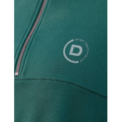 Pull polaire Dublin 1/4 zippé femme Vert émeraude foncé