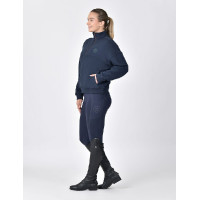 Pull polaire Dublin 1/4 zippé femme Marine Bleu marine