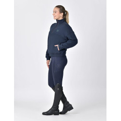 Pull polaire Dublin 1/4 zippé femme Marine Bleu marine