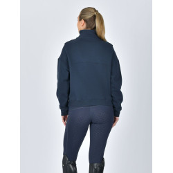 Dublin dames fleece trui met 1/4-rits Marine Marineblauw Dublin dames fleece trui met 1/4-rits Marine Marineblauw