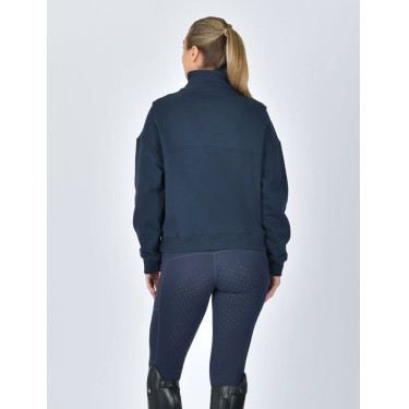 Dublin dames fleece trui met 1/4-rits Marine Marineblauw Dublin dames fleece trui met 1/4-rits Marine Marineblauw