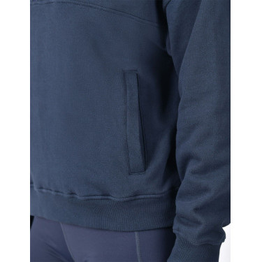 Pull polaire Dublin 1/4 zippé femme Marine Bleu marine