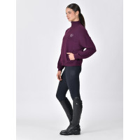 Pull polaire Dublin 1/4 zippé femme Violet pourpre