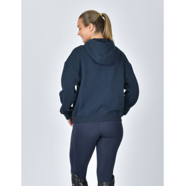 Dublin fleece-trui met capuchon, dames, 1/4-rits Marine Marineblauw Dublin fleece-trui met capuchon, dames, 1/4-rits Marine Marineblauw