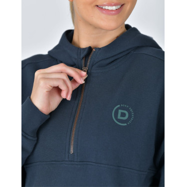 Pull-polaire Dublin capuche 1/4 zippé femme Marine Bleu marine Pull-polaire Dublin capuche 1/4 zippé femme Marine Bleu marine