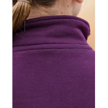 Pullover polaire Dublin 1/4 Zip enfant Violet pourpre Pullover polaire Dublin 1/4 Zip enfant Violet pourpre