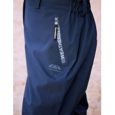 Surpantalon imperméable Weatherbeeta Rayne II Marine / blanc Bleu