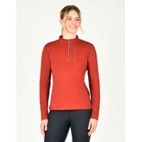 T-shirt d'équitation Weatherbeeta Reno manches longues Ocre rouge T-shirt d'équitation Weatherbeeta Reno manches longues Ocre rouge