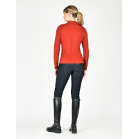 T-shirt d'équitation Weatherbeeta Reno manches longues Ocre rouge T-shirt d'équitation Weatherbeeta Reno manches longues Ocre rouge