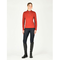T-shirt d'équitation Weatherbeeta Reno manches longues Ocre rouge T-shirt d'équitation Weatherbeeta Reno manches longues Ocre rouge