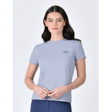 T-shirt Weatherbeeta manches courtes décontracté UV Bleu stone