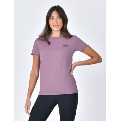 T-shirt Weatherbeeta manches courtes décontracté UV Vin mauve Violet
