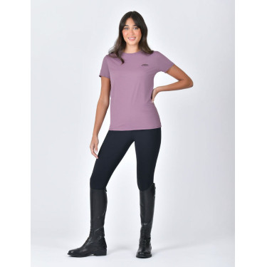 Weatherbeeta T-shirt kort mouw casual UV Mauve wijn Violet