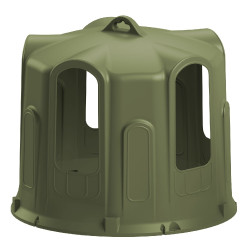 Râtelier cloche à foin Kerbl pour balles rondes