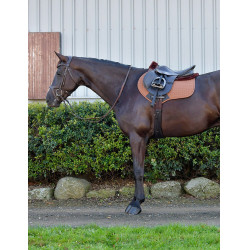 Tapis de selle Weatherbeeta forme de CSO Prime Comfy Fleece Marron