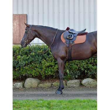 Tapis de selle Weatherbeeta forme de CSO Prime Comfy Fleece Marron Tapis de selle Weatherbeeta forme de CSO Prime Comfy Fleece Marron