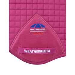 Tapis de selle Weatherbeeta Prime Air-Tec CSO Shaped Magenta brillant Rose