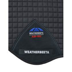 Tapis de selle Weatherbeeta Prime Air-Tec CSO Shaped Charbon de bois Gris