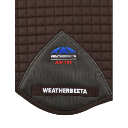 Tapis de selle Weatherbeeta Prime Air-Tec CSO Shaped Chocolat Marron