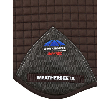 Tapis de selle Weatherbeeta Prime Air-Tec CSO Shaped Chocolat Marron