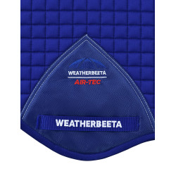 Tapis de selle Weatherbeeta Prime Air-Tec CSO Shaped Cobalt Bleu