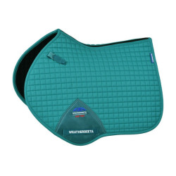 Tapis de selle Weatherbeeta Prime Air-Tec CSO Shaped Turquoise foncé Bleu