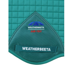 Tapis de selle Weatherbeeta Prime Air-Tec CSO Shaped Turquoise foncé Bleu