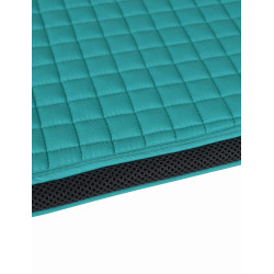 Tapis de selle Weatherbeeta Prime Air-Tec CSO Shaped Turquoise foncé Bleu