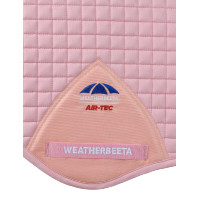 Tapis de selle Weatherbeeta Prime Air-Tec CSO Shaped Rose clair