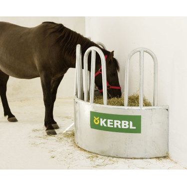 Ronde gegalvaniseerde hooiruif Kerbl