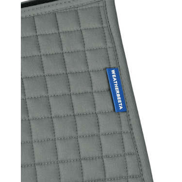 Tapis de selle Weatherbeeta Prime Air-Tec Dressage Shaped Gris