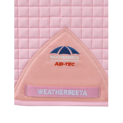 Tapis de selle Weatherbeeta Prime Air-Tec Dressage Shaped Rose clair