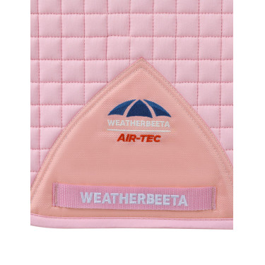 Tapis de selle Weatherbeeta Prime Air-Tec Dressage Shaped Rose clair