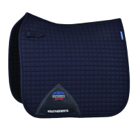 Tapis de selle Weatherbeeta Prime Air-Tec Dressage Shaped Marine Bleu marine