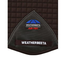 Tapis de selle Weatherbeeta Prime Air-Tec Mixte Shaped Chocolat Marron Tapis de selle Weatherbeeta Prime Air-Tec Mixte Shaped Chocolat Marron
